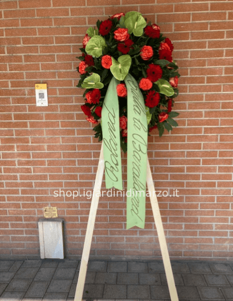 Cuscino fiori misti colori accesi