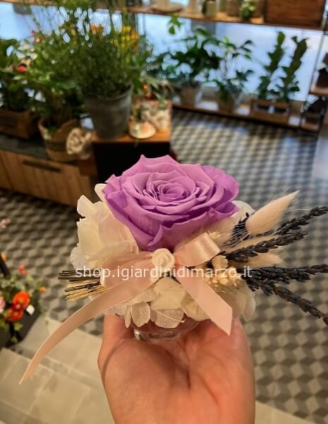 Composizione stabilizzata lilla