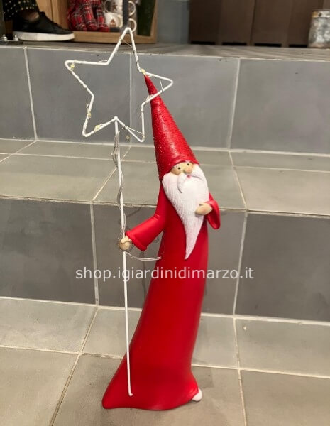 Babbo Natale piccolo Jolipa con luce