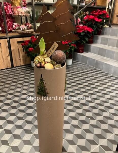 Scenario natalizio in vaso - L