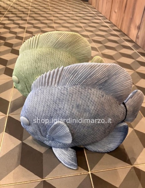 pesce decorativo verde